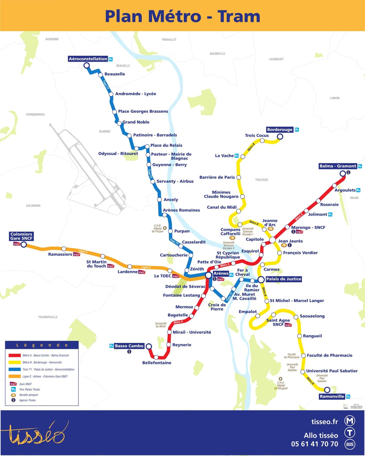 Toulouse metro kaart pdf